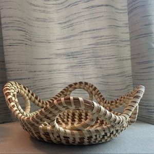 Decorative coiled basket